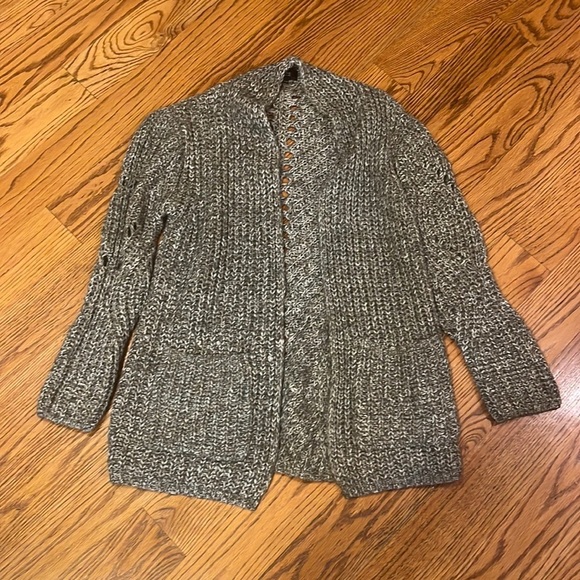 LINE Woman’s Grey Cardigan Size XS - Picture 1 of 5